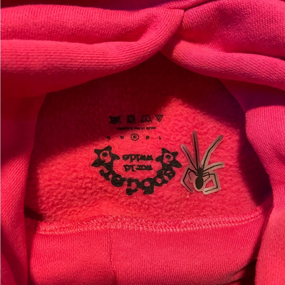 Sp5der P*ink Hoodie - Picture 9 of 11